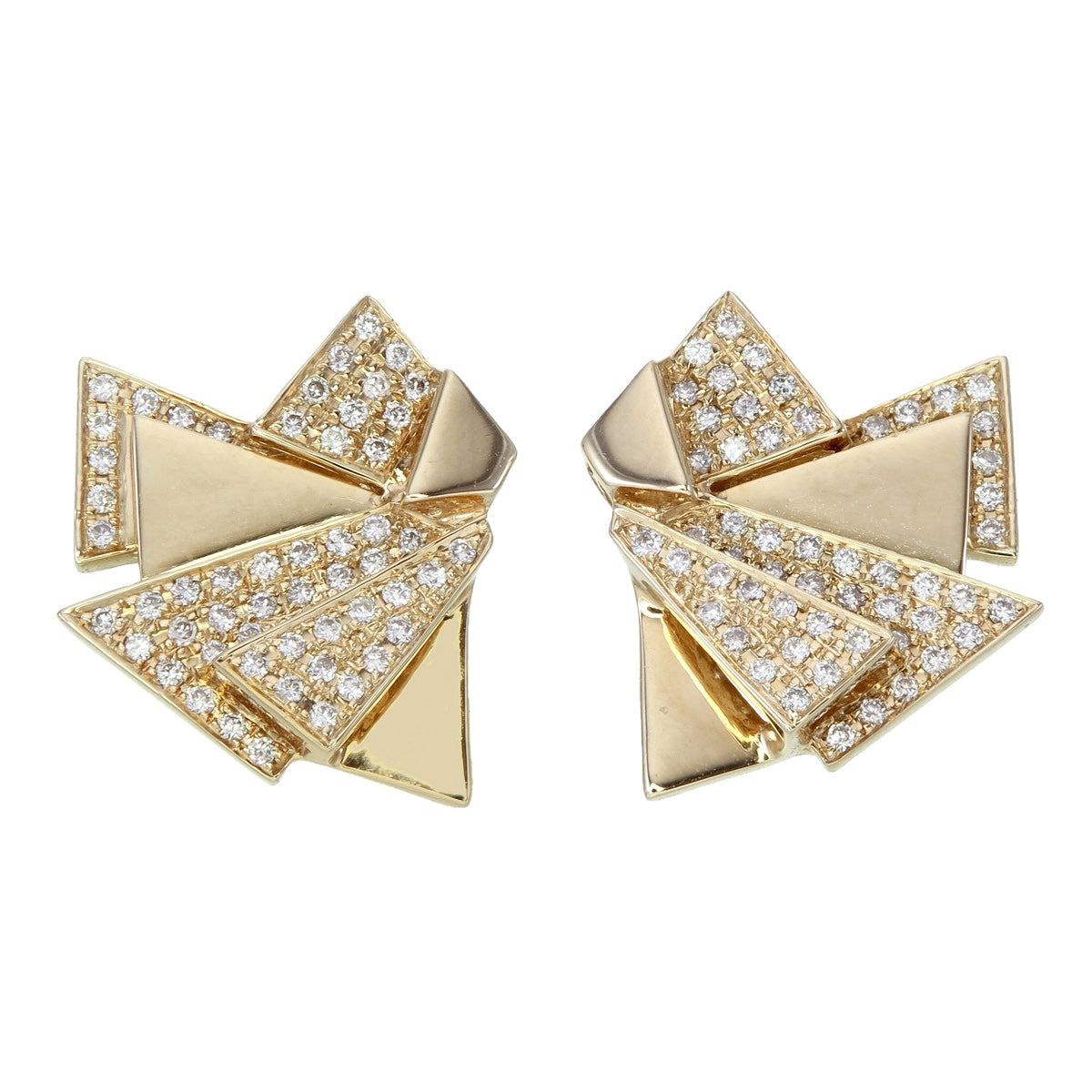 MEDIUM DIAMOND FRAGMENT STUDS