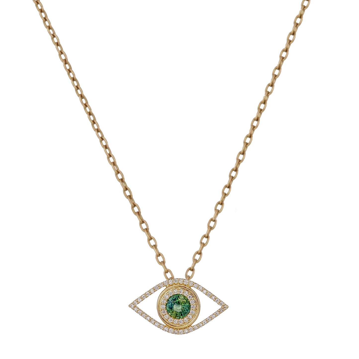 DIAMOND EVIL EYE PENDANT