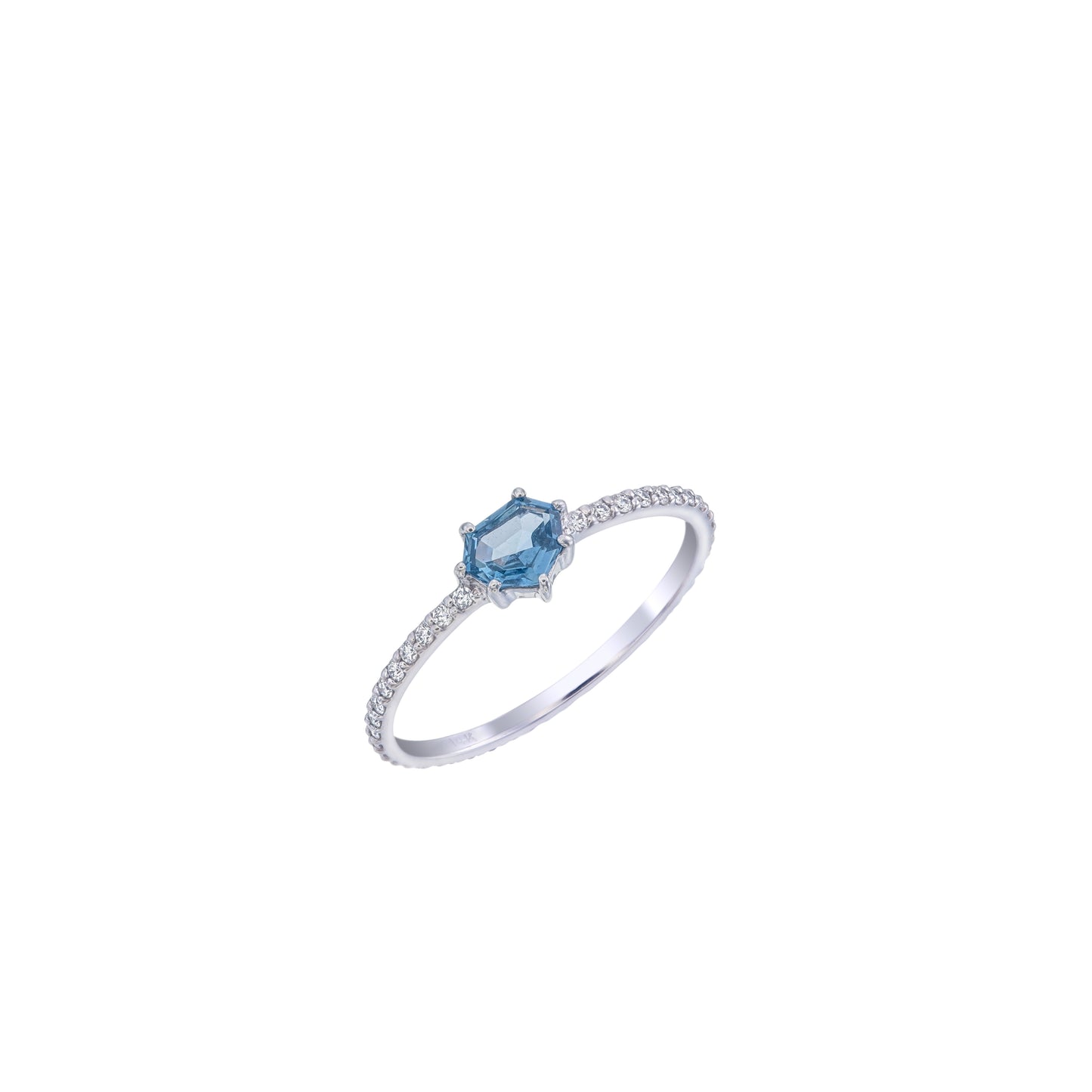 1 STONE FANCY SAPPHIRE RING