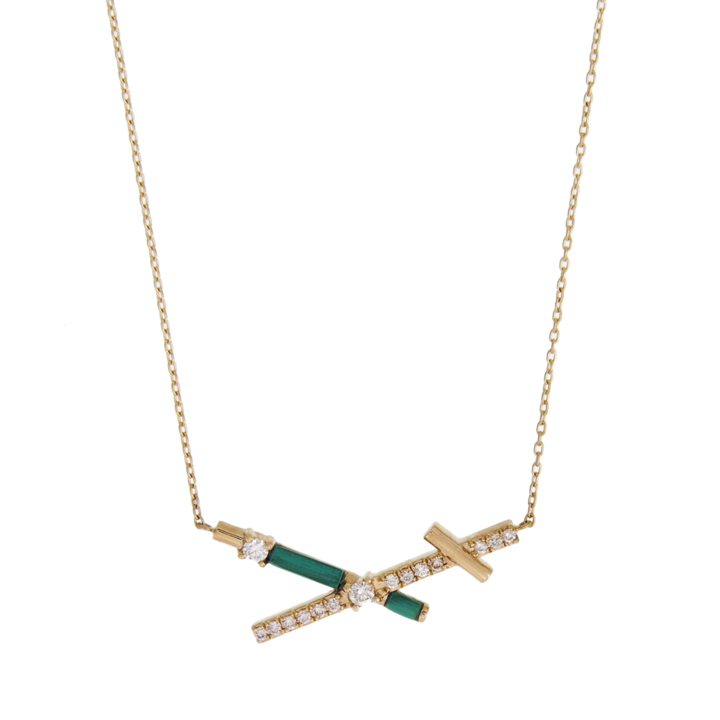 LATTICE GEMSTONE PENDANT
