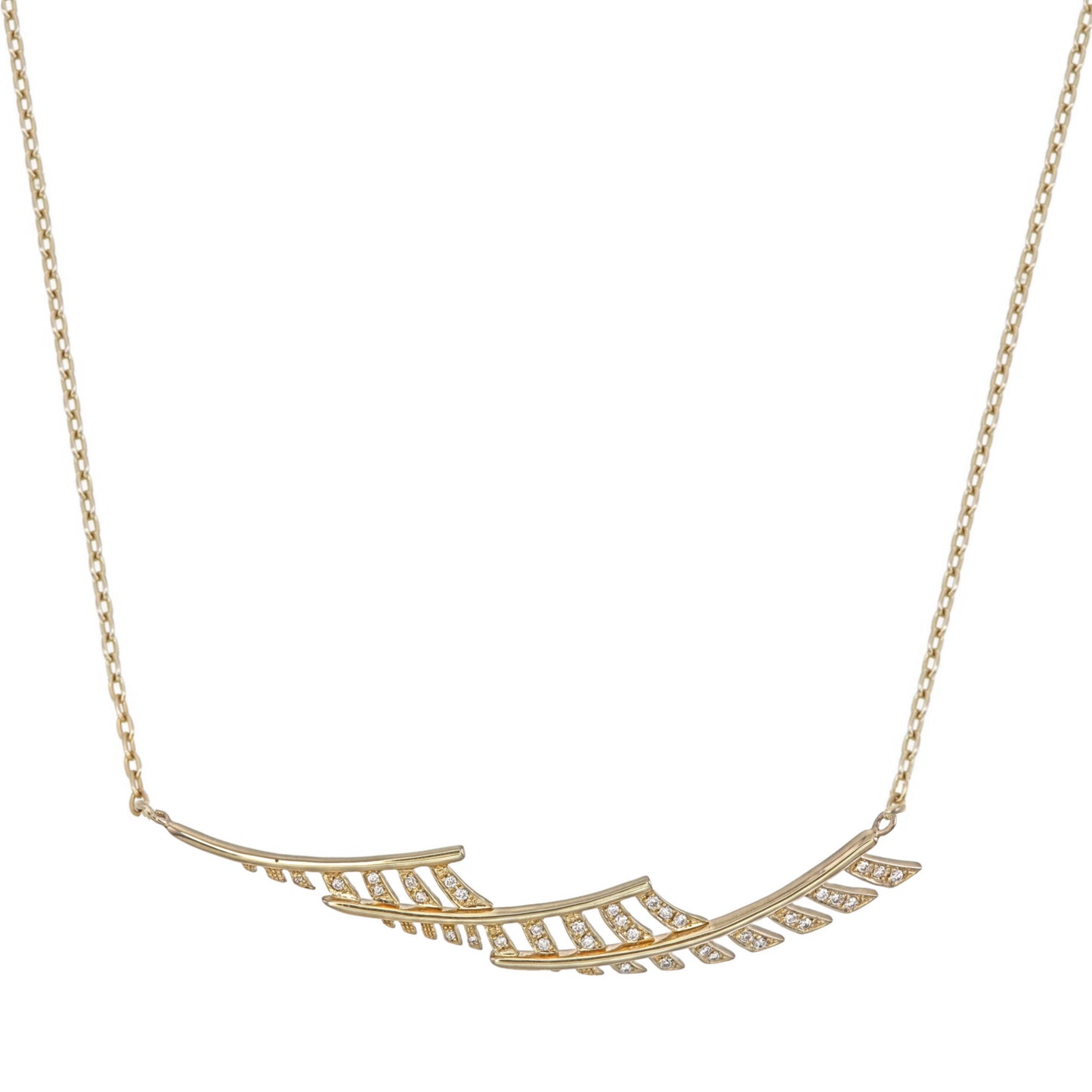 PALM LEAF NECKLACE