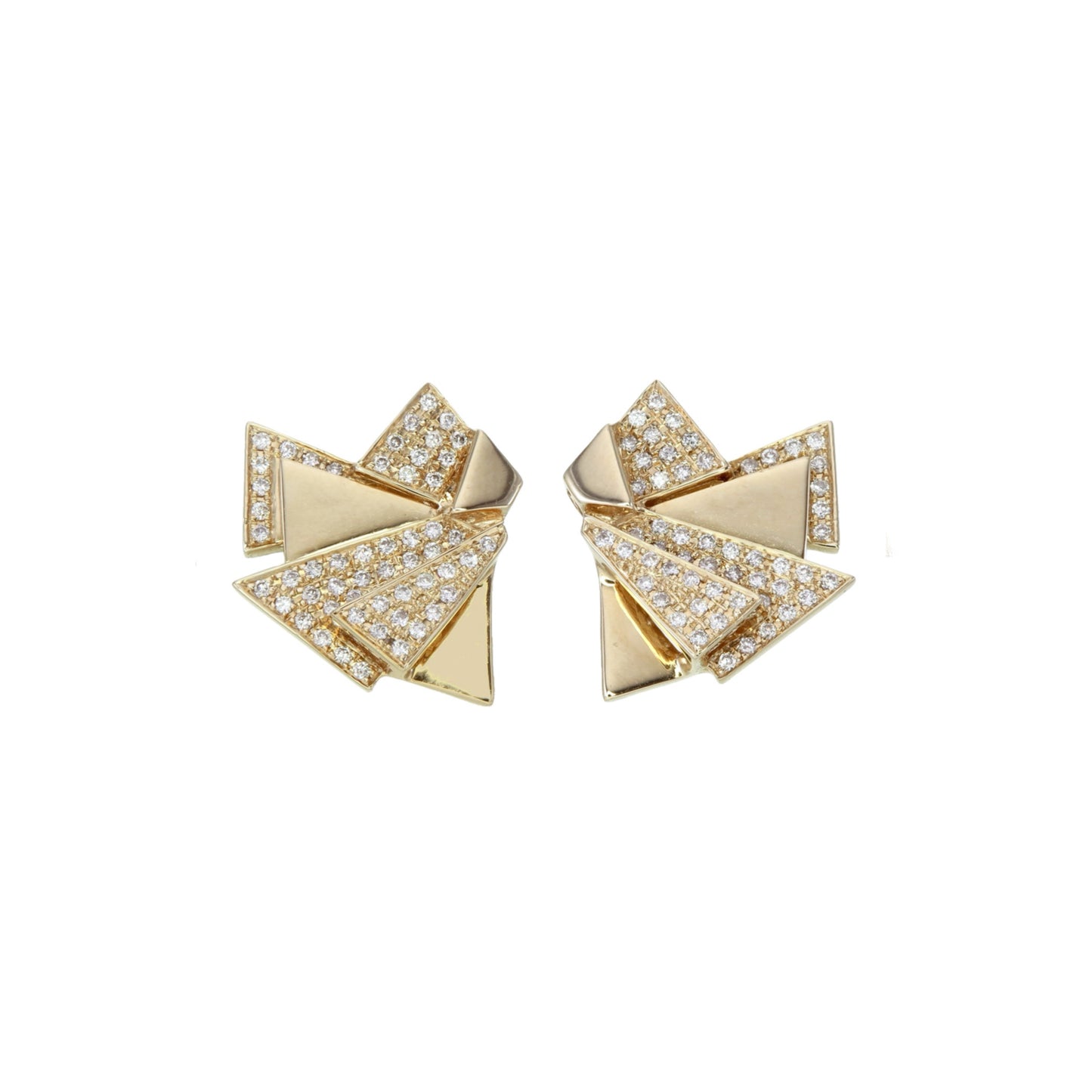 MEDIUM DIAMOND FRAGMENT STUDS