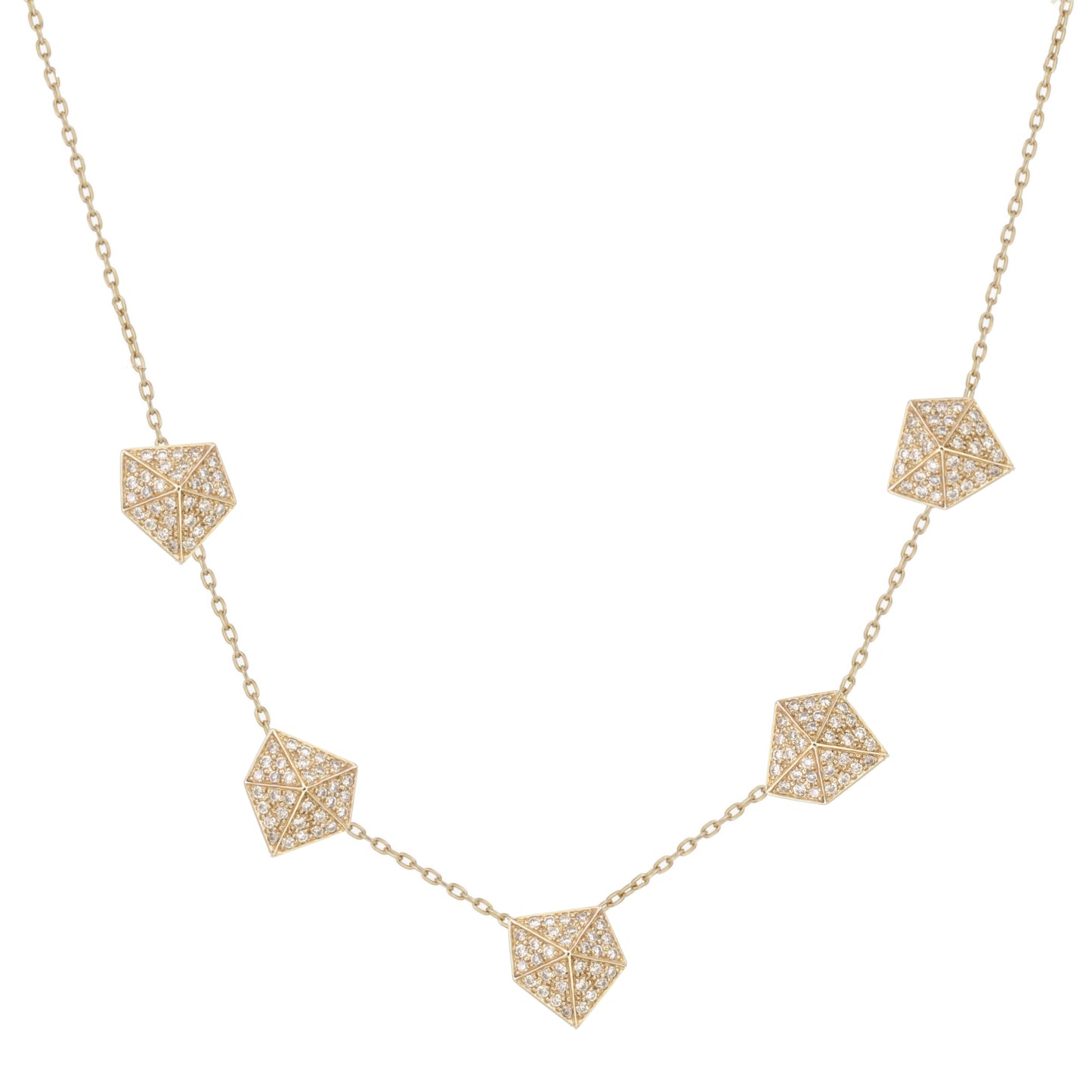 3D IRREGULAR SCATTERED NECKLACE