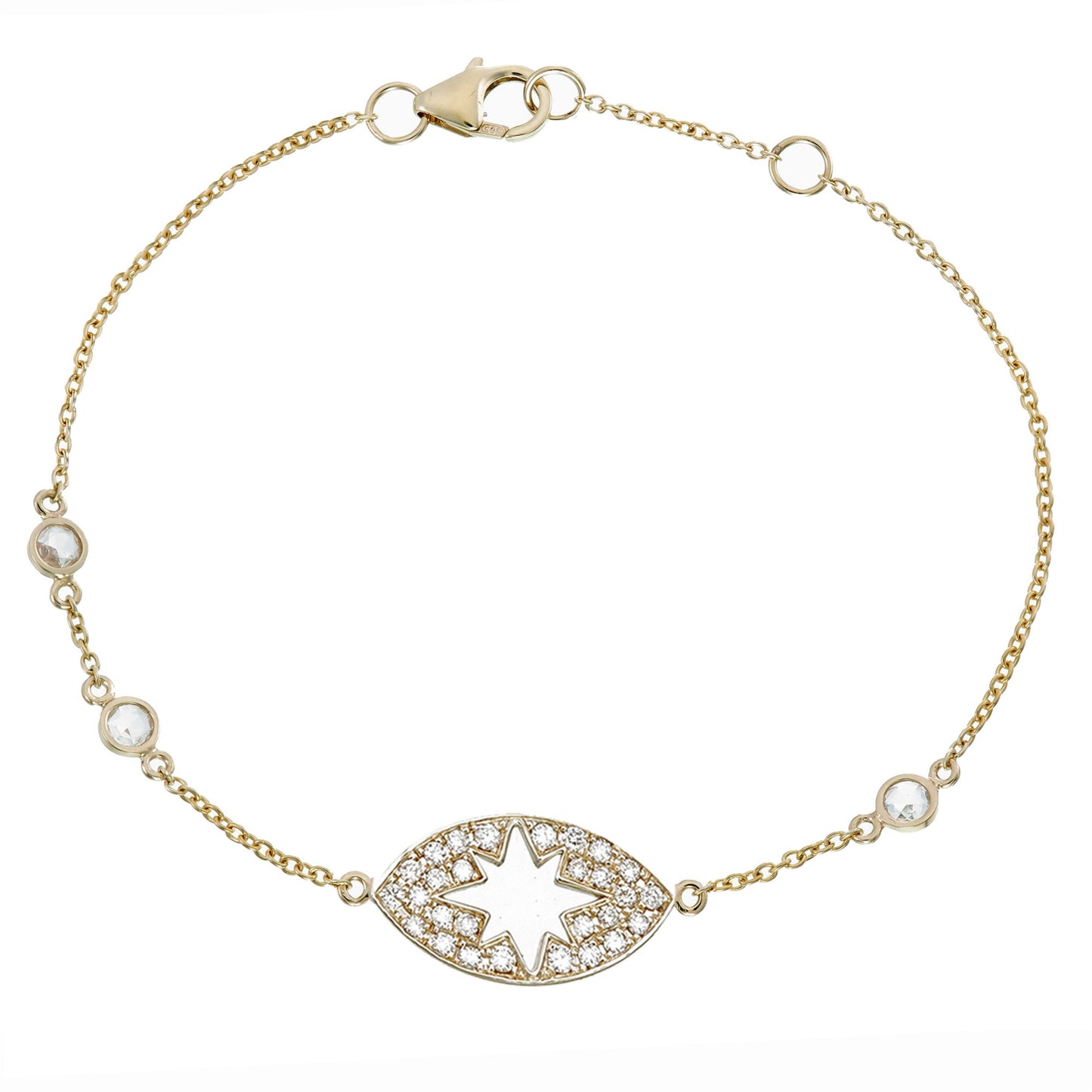 DIAMOND STARBURST EYE BRACELET