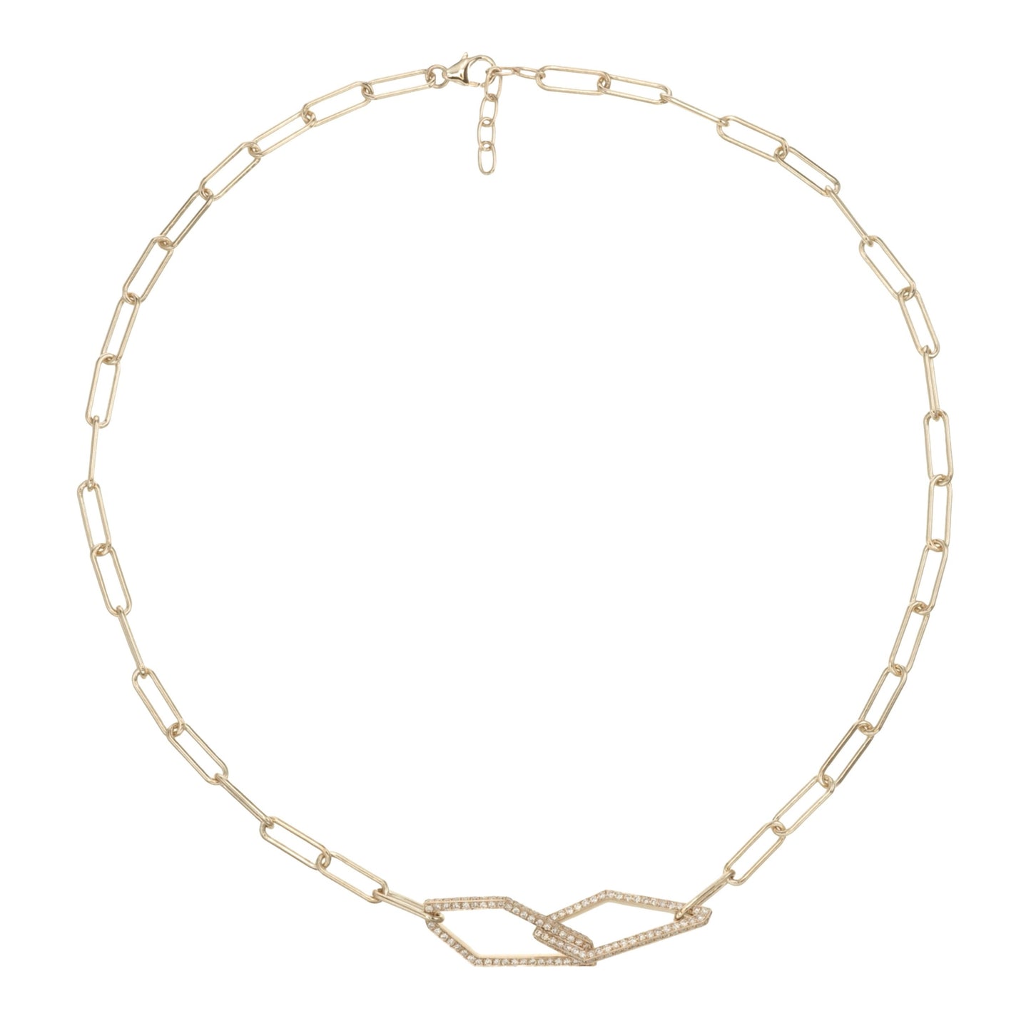 2 PIECE DIAMOND LINK