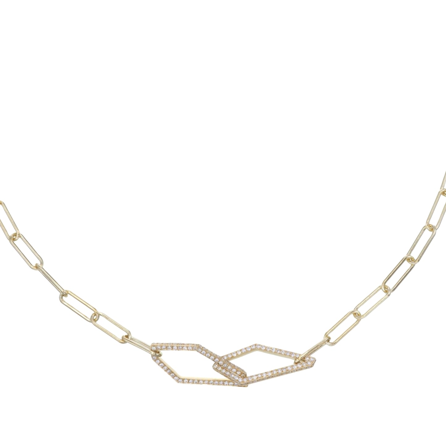 2 PIECE DIAMOND LINK