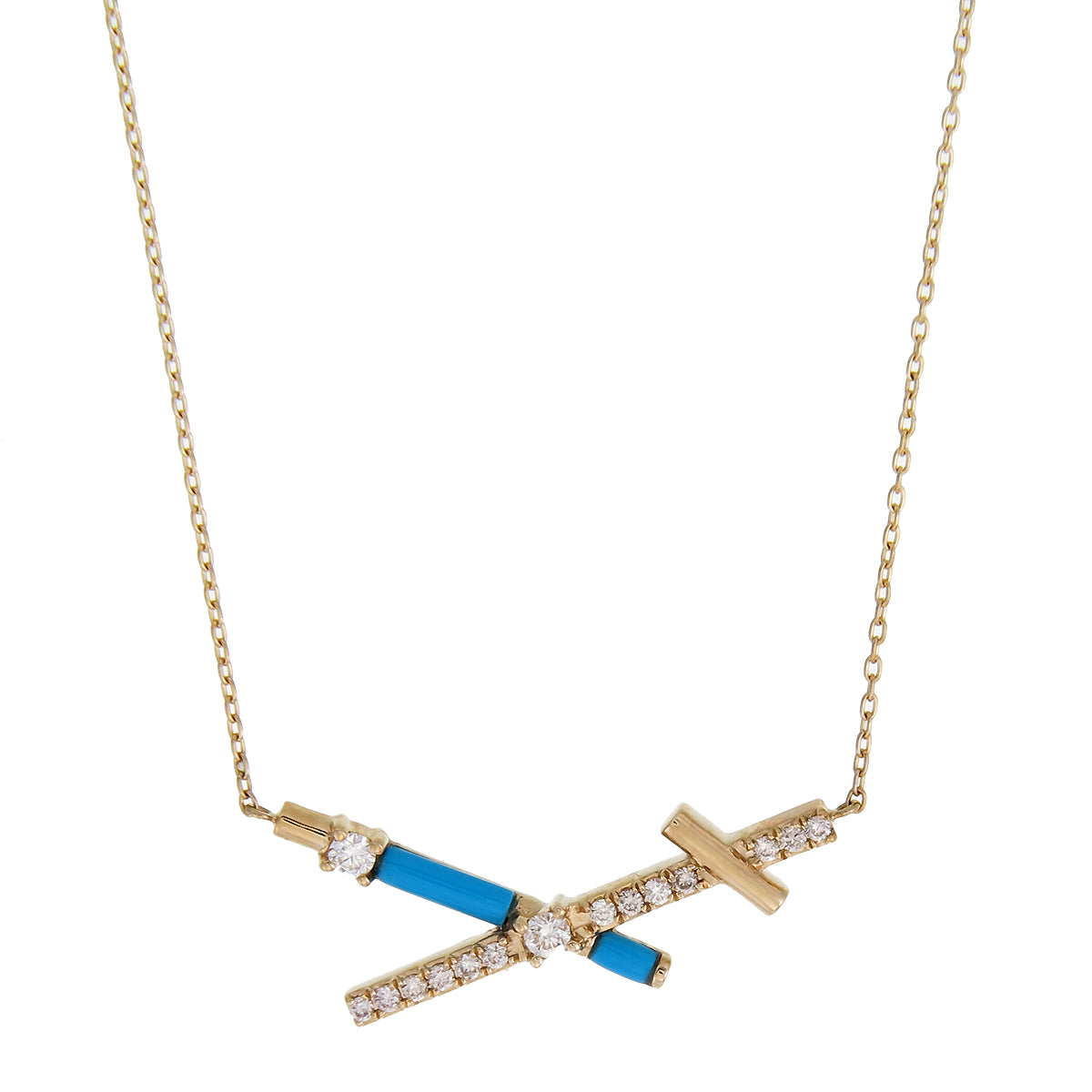LATTICE GEMSTONE PENDANT