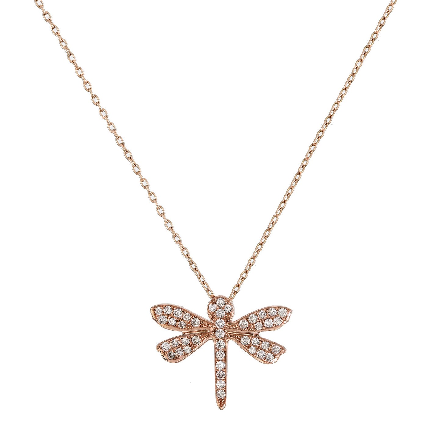 DIAMOND DRAGONFLY PENDANT