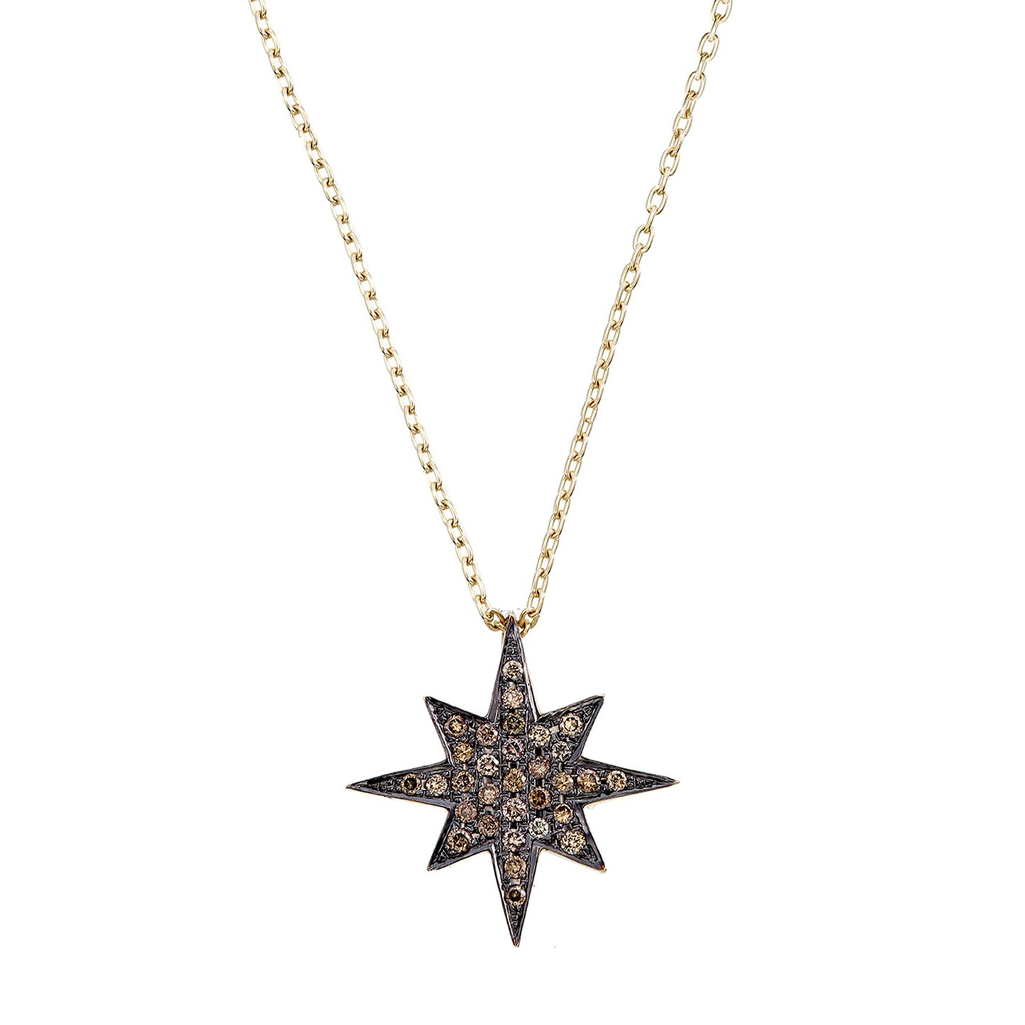 DIAMOND STARBURST CUT OUT PENDANT