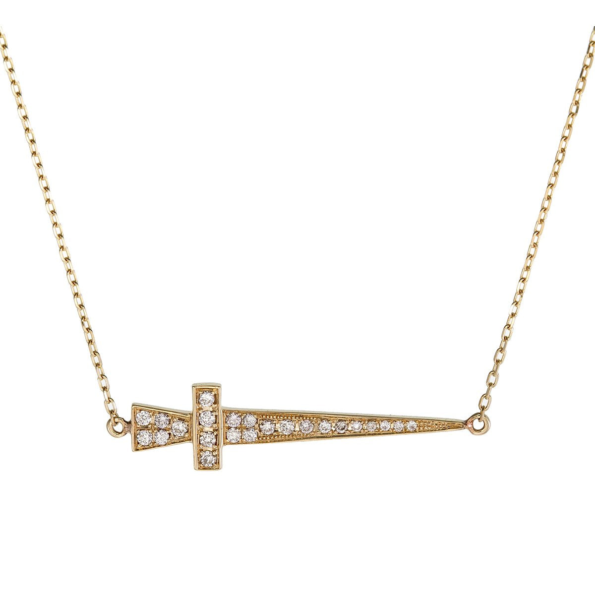 DIAMOND SWORD NECKLACE