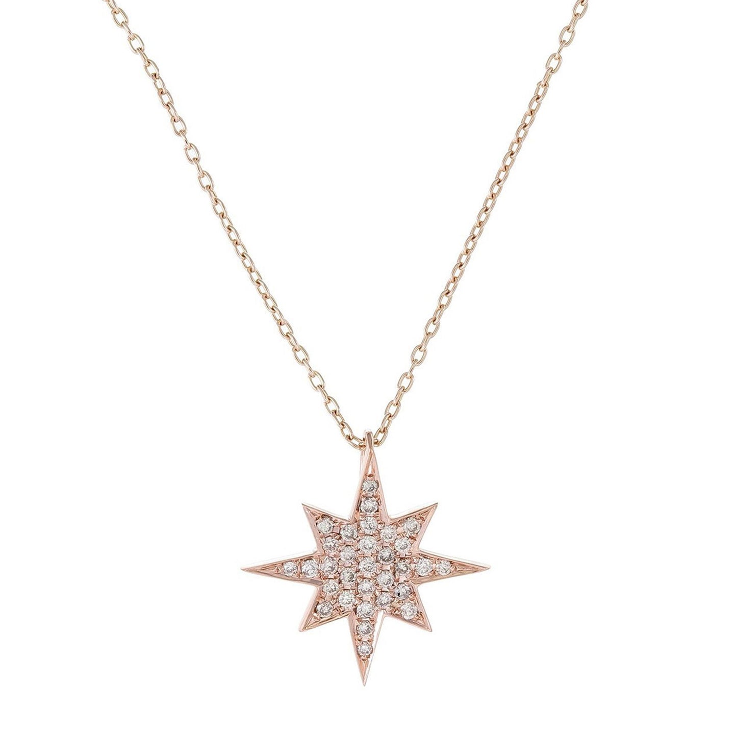 DIAMOND STARBURST CUT OUT PENDANT