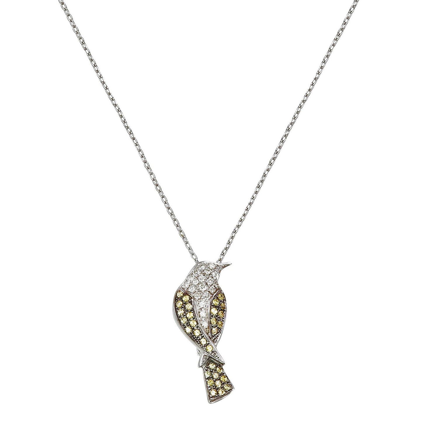 DIAMOND BIRD PENDANT