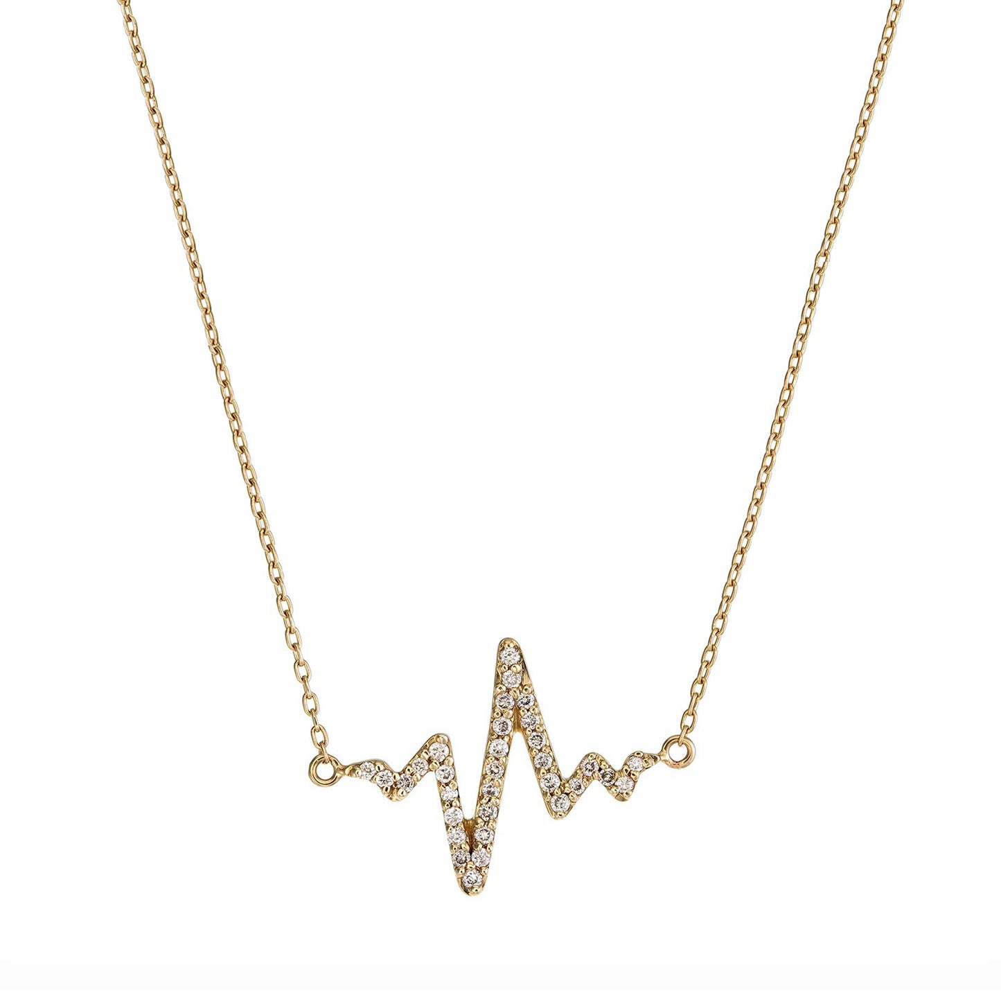 DIAMOND HEARTBEAT NECKLACE