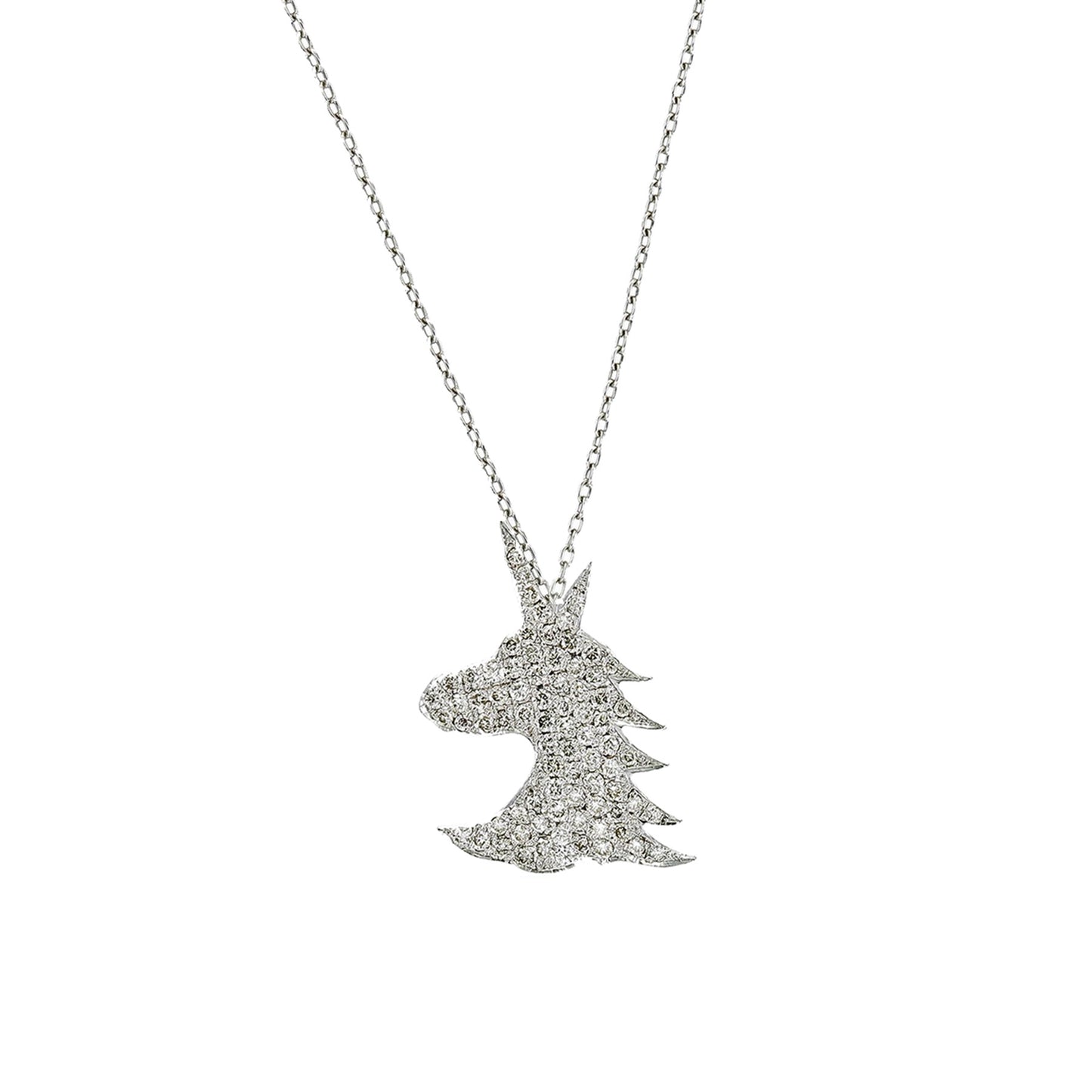 DIAMOND UNICORN PENDANT