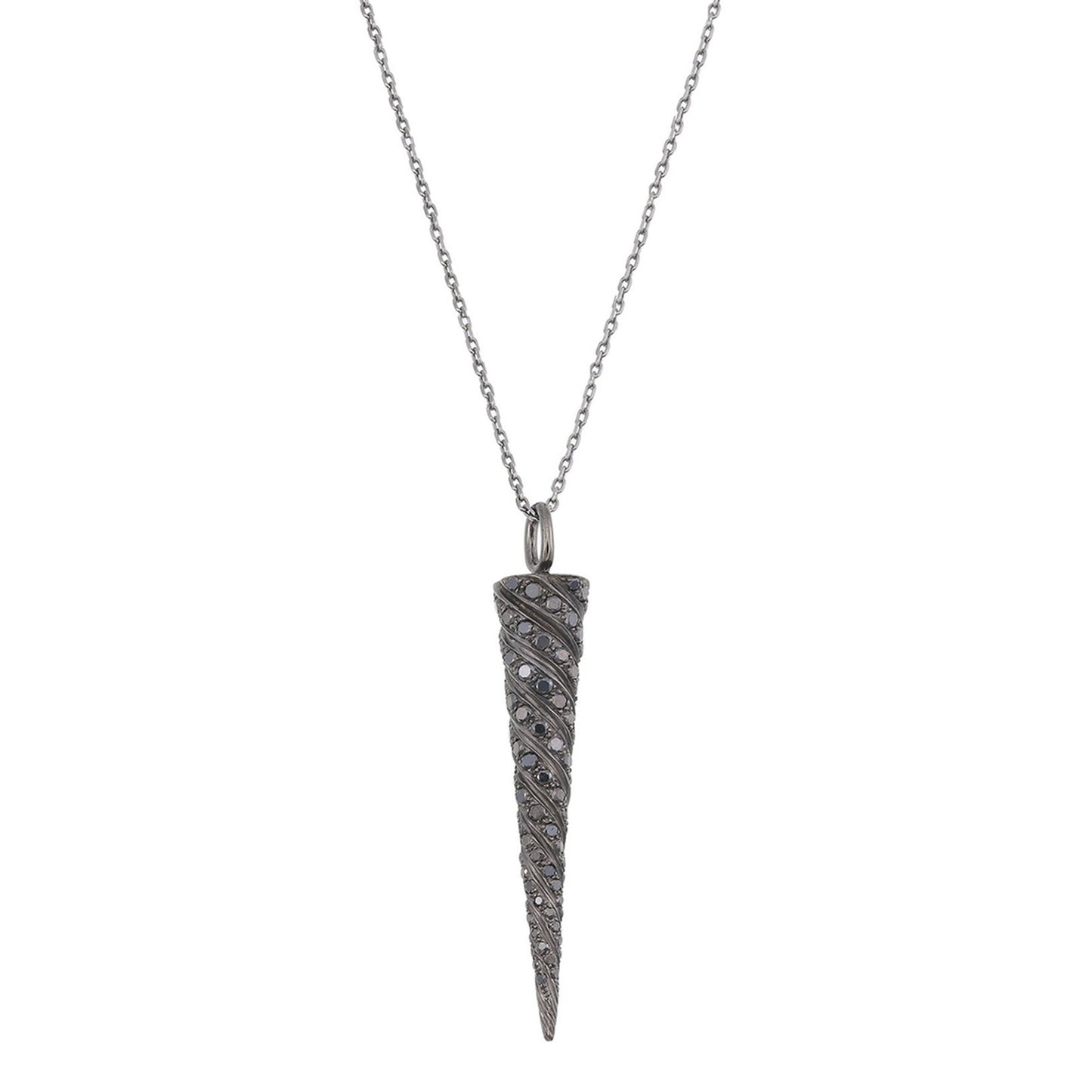 DIAMOND HORN PENDANT