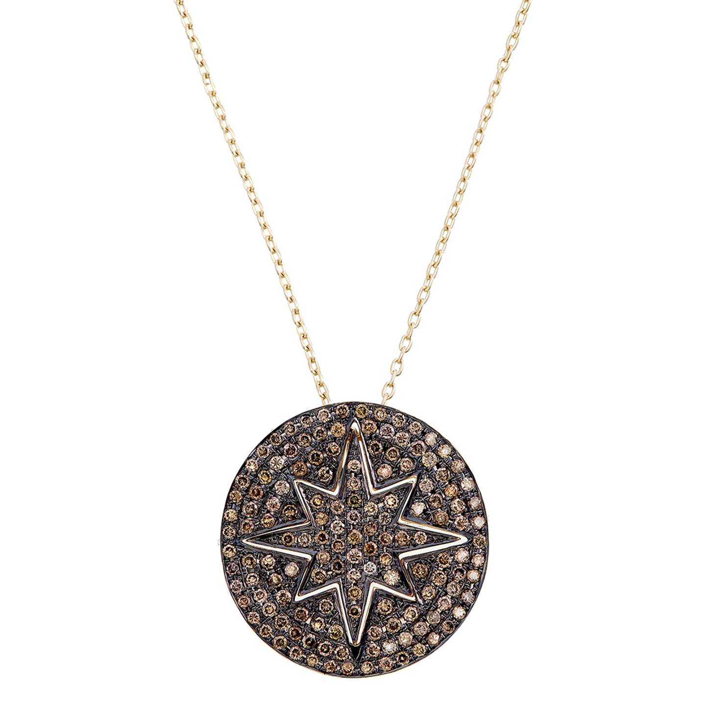 DIAMOND STARBURST PENDANT CUT OUT SET