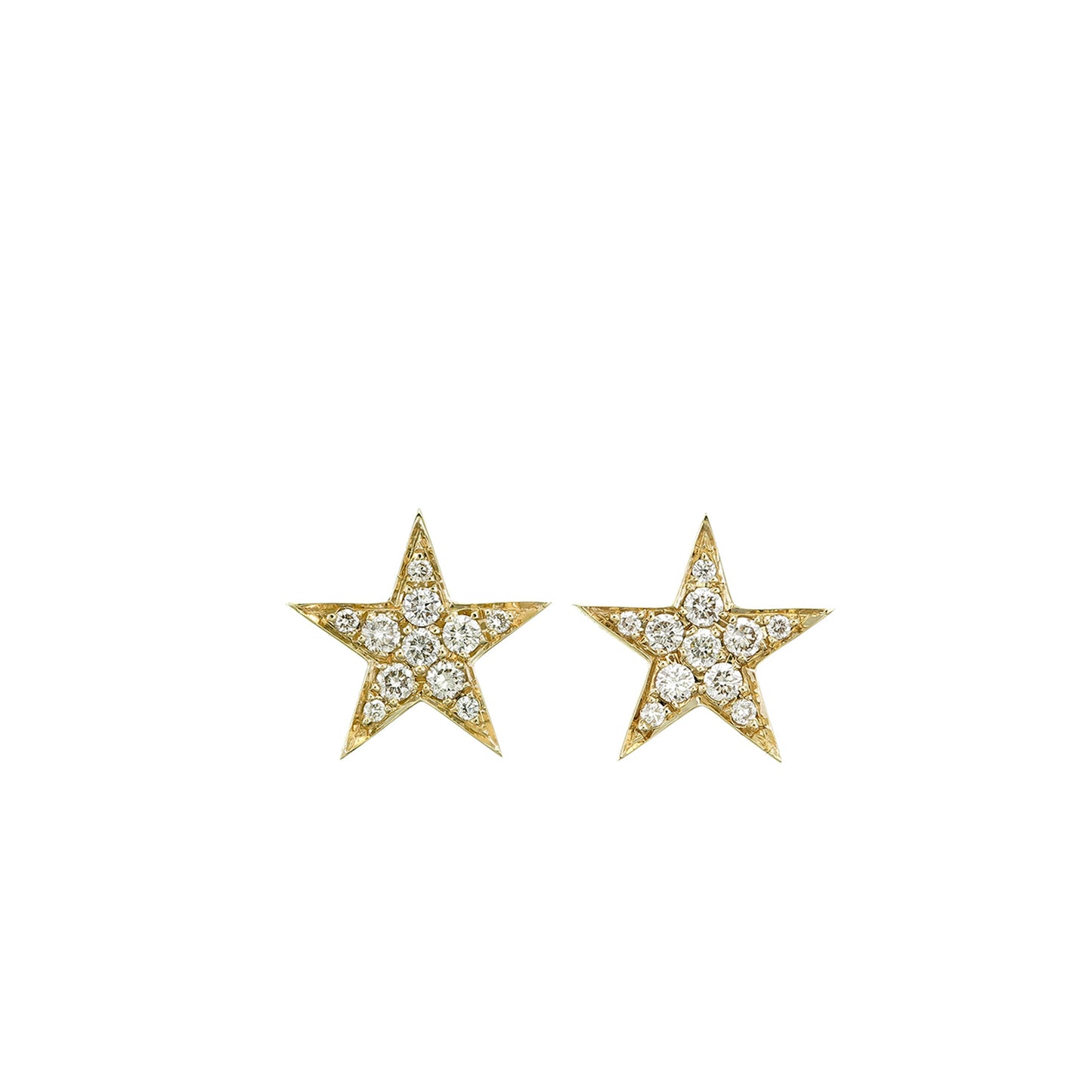 DIAMOND BIG STAR STUDS