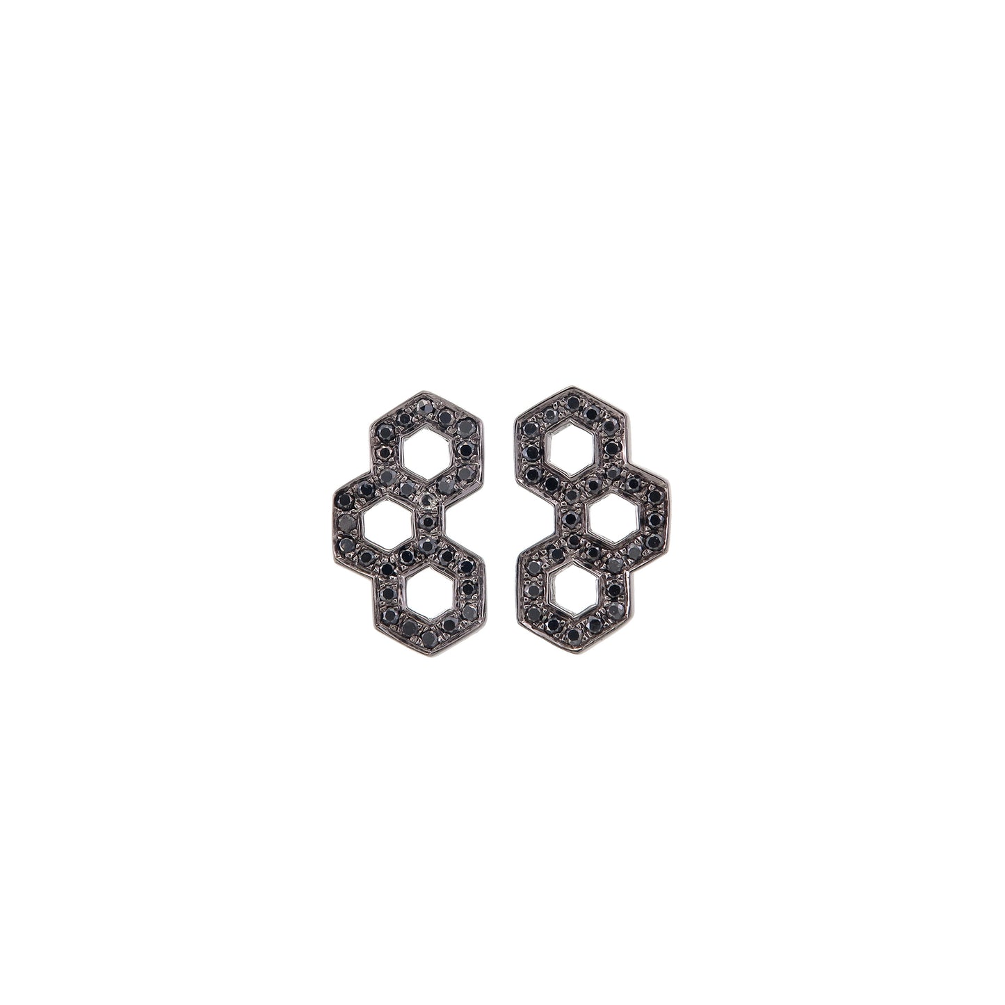 DIAMOND HONEYCOMB STUDS