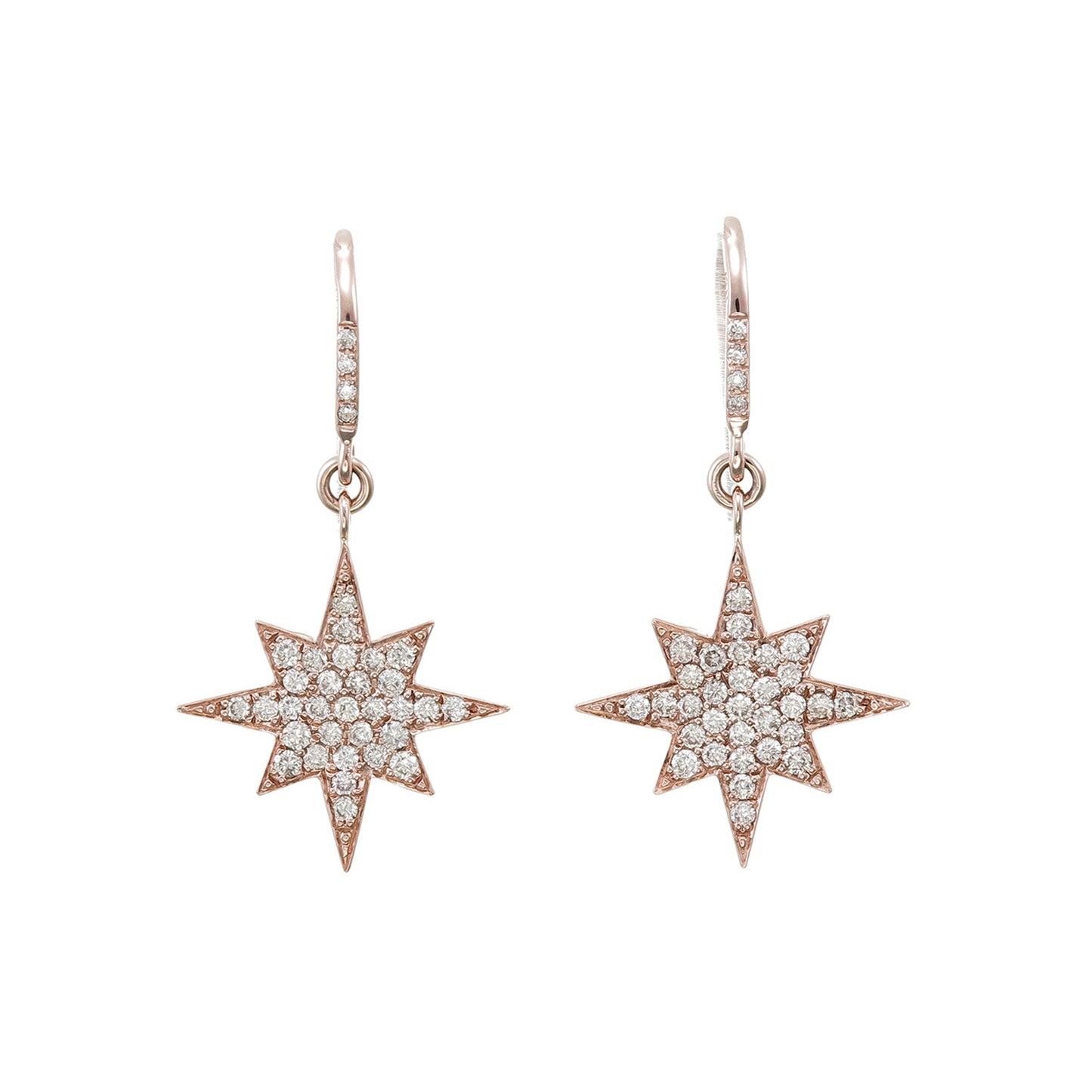 DIAMOND STARBURST EARRINGS