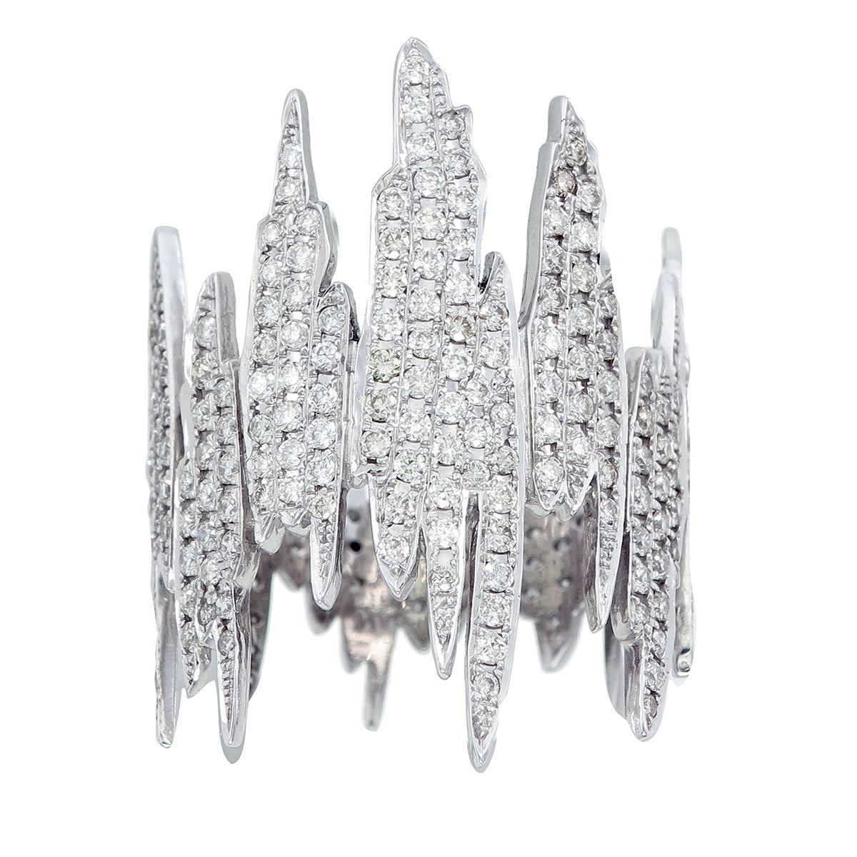 DIAMOND TIGER SKIN WRAP RING