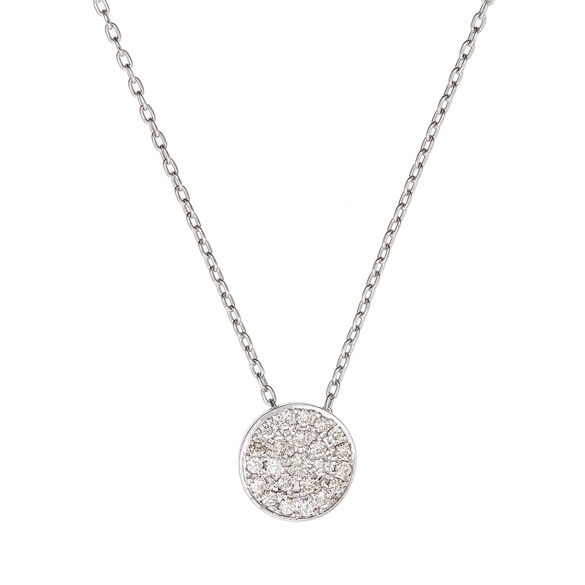 DIAMOND ROUND PENDANT