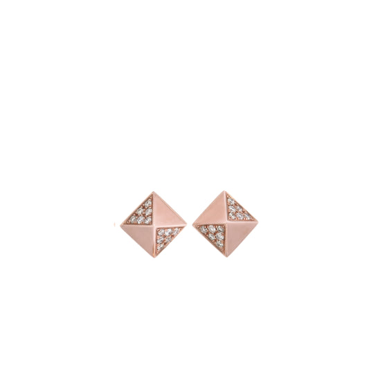 FOUR SIDED DIAMOND PYRAMID STUDS