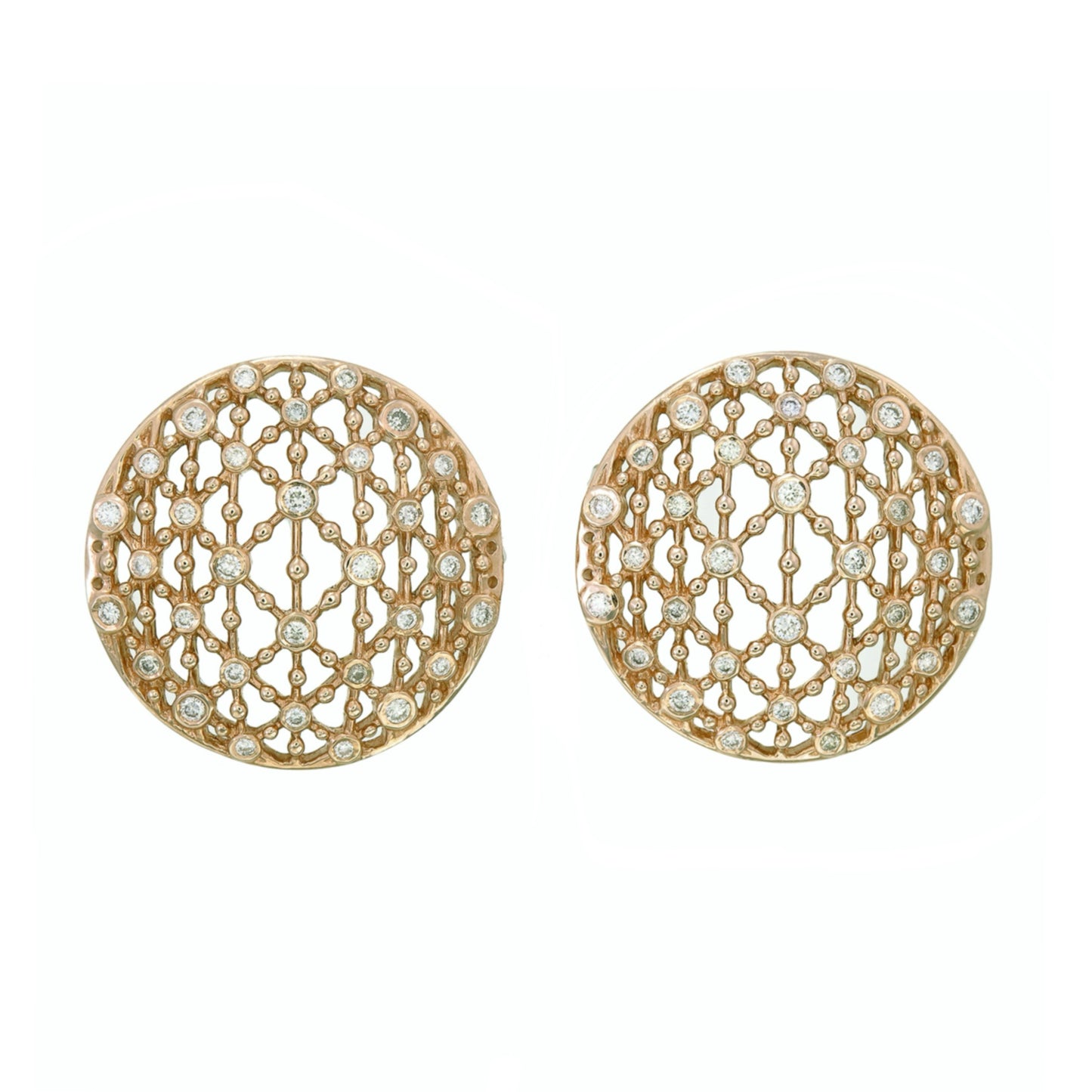 DIAMOND DANDELION STUDS