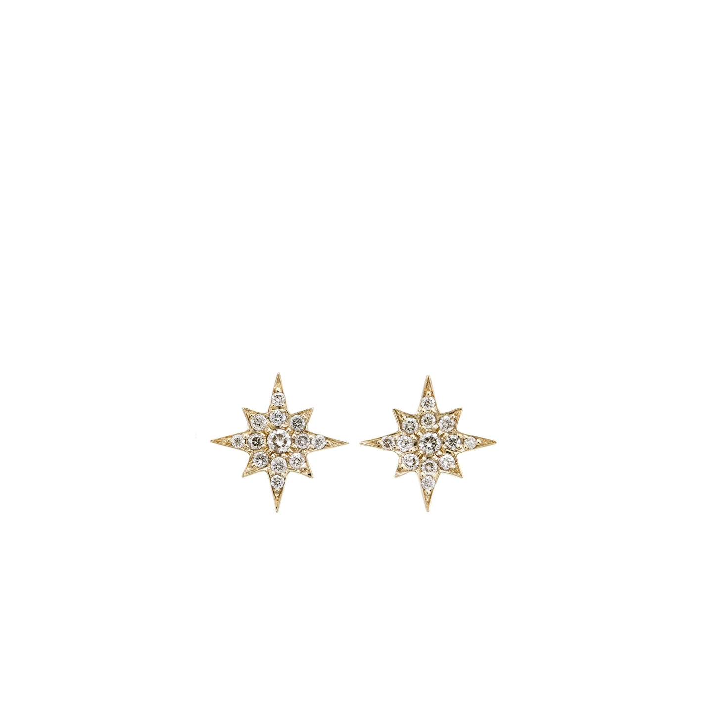 DIAMOND SMALL STARBURST STUDS