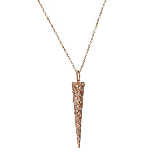 DIAMOND HORN PENDANT