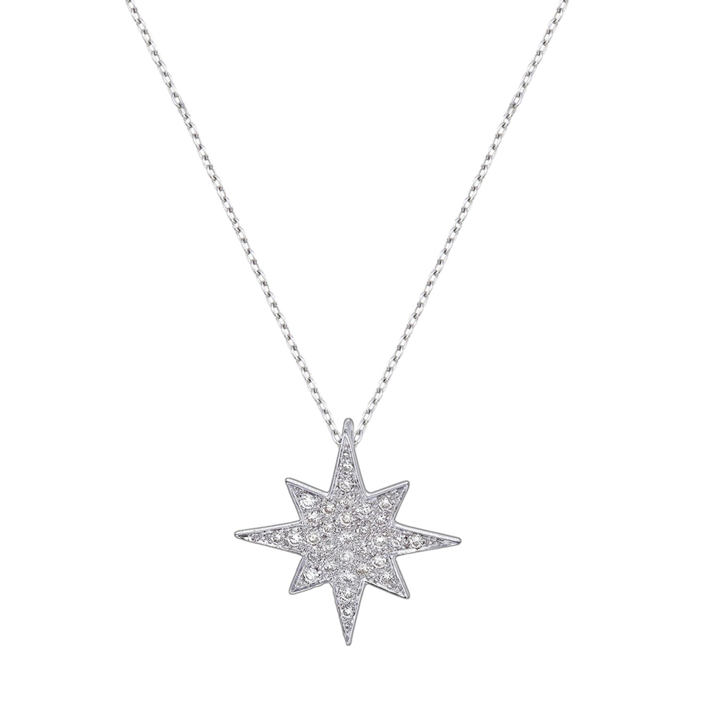 DIAMOND STARBURST CUT OUT PENDANT