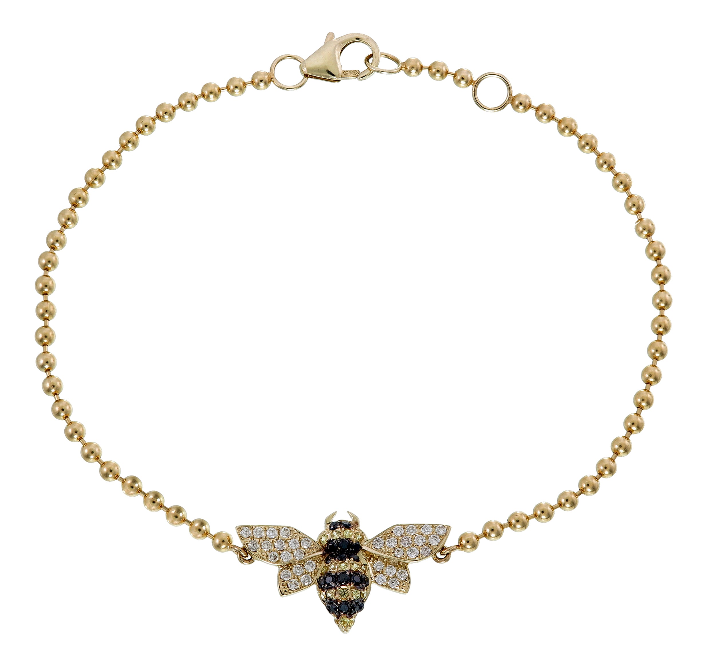 Crystal Bee Bracelet in Gold | Estella Bartlett | Lisa Angel