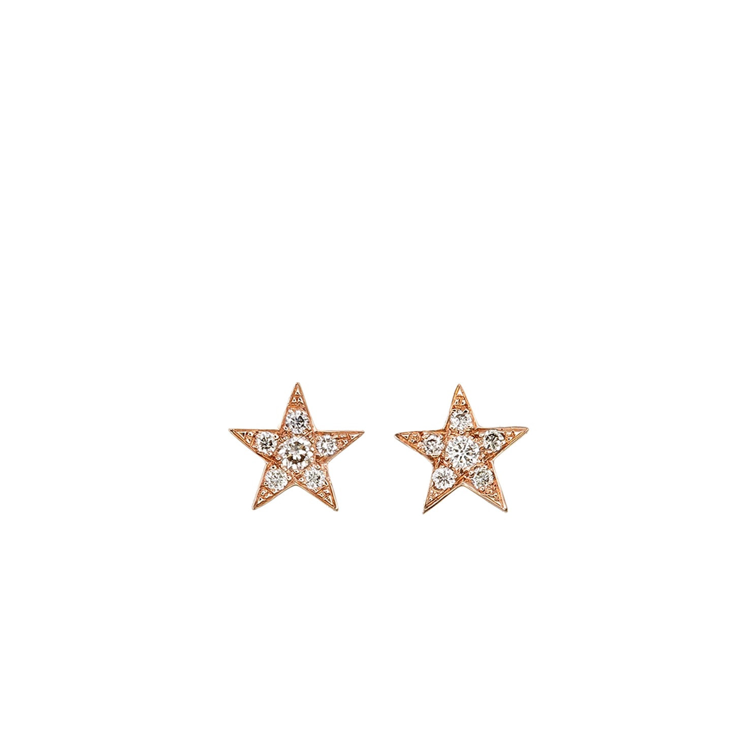 DIAMOND SMALL STAR STUDS